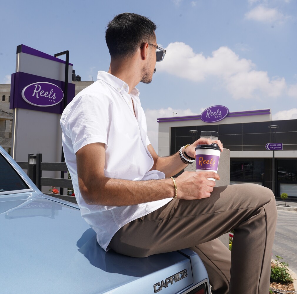 Selection of Reels Cafe signature hot and iced drinks